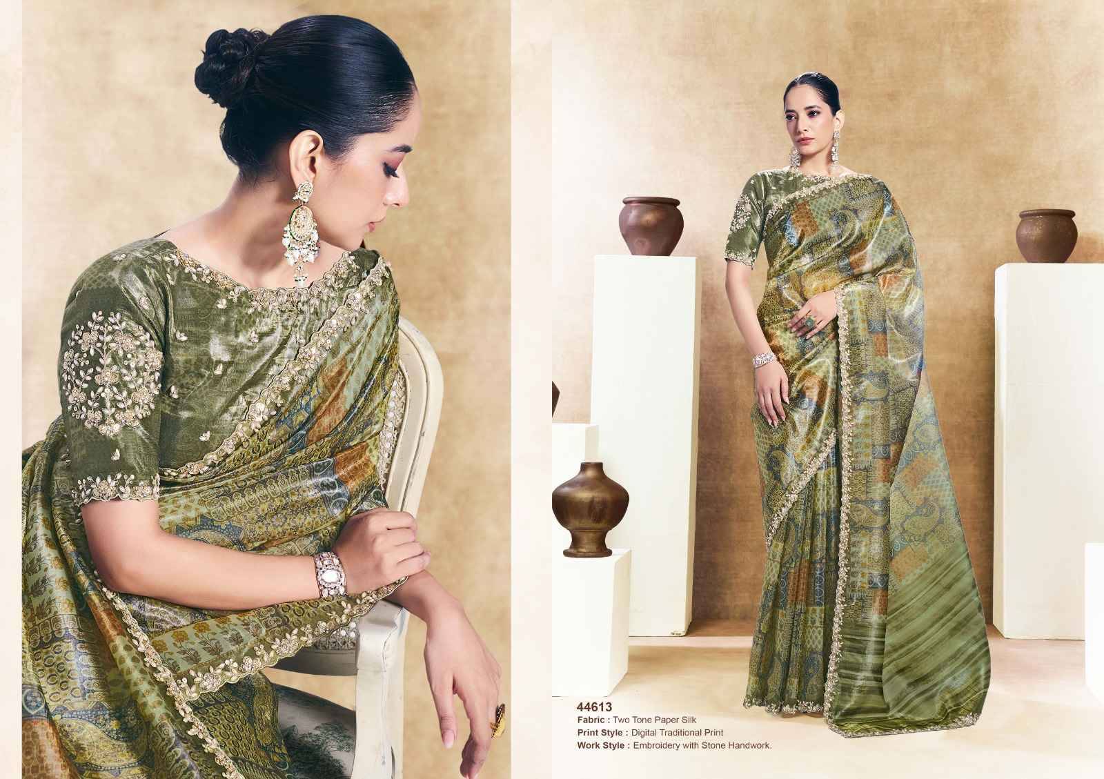 NORITA 44600 OASIS By MAHOTSAV 44601 To 44616 Series Indian Traditional Wear Collection Beautiful Stylish Fancy Colorful Party Wear & Occasional Wear Pure Silk Sarees At Wholesale Price